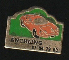 77058- Pin's.-garage Anchling Freyming-Merlebach,.Porsche. - Porsche
