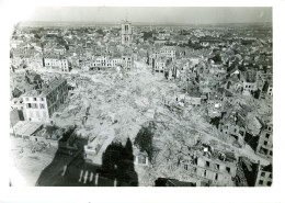 Photo Bombardement De Mantes En 1944,photographe R.Noel Format 13/18 - War, Military