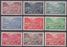 Andorre Français 1944 -1951 N° 132-140 NMH Paysage De La Principauté - Unused Stamps