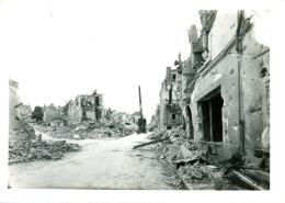 Photo Bombardement De Mantes En 1944,photographe R.Noel Format 13/18 - War, Military