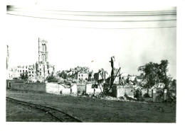 Photo Bombardement De Mantes En 1944,photographe R.Noel Format 13/18 - War, Military