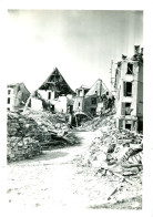 Photo Bombardement De Mantes En 1944,photographe R.Noel Format 13/18 - Guerre, Militaire