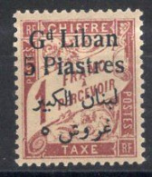 Grand Liban  Timbre-Taxe N°10* Neuf Charnière TB Cote : 8.00 € - Strafport