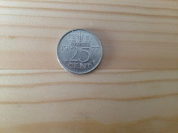 Pièce De Monnaie - 25 Cents 1977 (Pays-Bas) - Andere & Zonder Classificatie