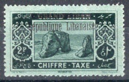 Grand Liban  Timbre-Taxe N°18* Neuf Charnière TB Cote : 2.50 € - Segnatasse