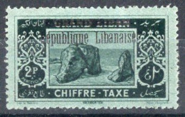Grand Liban  Timbre-Taxe N°18* Neuf Charnière TB Cote : 2.50 € - Timbres-taxe