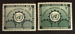 1953 - United Nations UNO UN ONU - Technical Assistance  - Unused - Neufs