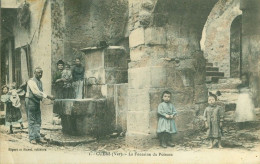 83 - Cuers, La Fontaine Du Poisson - Cuers
