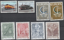 Luxembourg    .   Y&T     .    8 Timbres     .    **      .      Neuf Avec Gomme Et SANS Charnière - Unused Stamps