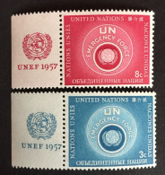 1957 - United Nations UNO UN ONU - UN Emergency Force . Badgeof UN Emergency Force - Unused - Nuevos