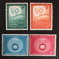 1957 - United Nations UNO UN ONU - UN Emergency Force And Security Council - Unused - Ungebraucht