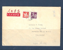 Chine  Destination La France - Storia Postale