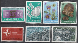 Luxembourg    .   Y&T     .    7 Timbres     .    **      .      Neuf Avec Gomme Et SANS Charnière - Unused Stamps