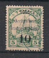 TOGO - 1914 - N°YT. 24A - 10 Sur 5pf Vert - Oblitéré / Used - Usados