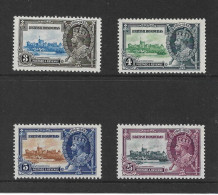 BRITISH HONDURAS 1935 SILVER JUBILEE SET SG 143/146 UNMOUNTED MINT Cat £28 - British Honduras (...-1970)