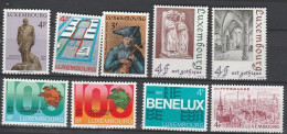 Luxembourg    .   Y&T     .    9 Timbres     .    **      .      Neuf Avec Gomme Et SANS Charnière - Unused Stamps