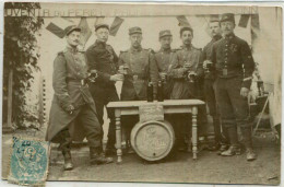 60 - Songeons : CP-Photo - Militaria - Souvenir Du Père La Prune Au Camp De Sissonne - Songeons