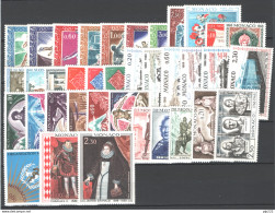 Monaco 1968 Annata Completa Con Posta Aerea / Complete Year Set With Air Mail **/MNH VF - Full Years