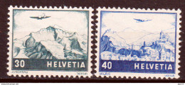 Svizzera 1948 Unif. A42/43 **/MNH VF - Ongebruikt