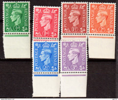 Gran Bretagna 1950 Unif. 250/55  **/MNH VF - Unused Stamps