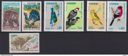 Andorra 1971/74 Protezione Natura 4 Emissioni **/MNH VF - Neufs