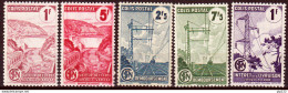 Francia 1944 Pacchi Postali Unif.PP216/20 **/MNH VF/F - Nuevos