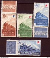 Francia 1943 Pacchi Postali Unif.200/03 **/MNH VF/F - Ongebruikt