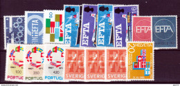 Europeisti/Mitlaufer 1967 16 Val. **/MNH VF/F - Idee Europee