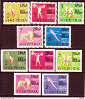 Albania 1963 Unif.763/72 **/MNH VF/F - Albania