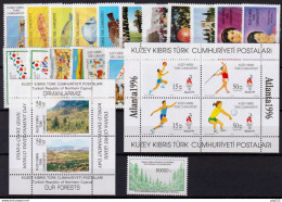 Cipro 1996 Annata Completa / Complete Year Set MNH VF - Nuovi