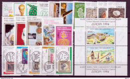 Cipro 1994 Annata Completa / Complete Year Set MNH VF - Ungebraucht