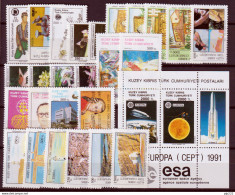 Cipro 1991 Annata Completa / Complete Year Set MNH VF - Unused Stamps