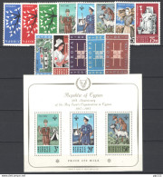Cipro 1963 Annata Completa / Complete Year MNH VF - Unused Stamps
