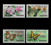 NIGERIA STAMP -  1982 Nigerian Butterflies - SET MNH (NP#02) - Nigeria (1961-...)