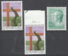 Luxembourg    .   Y&T     .    3  Timbres     .    **      .      Neuf Avec Gomme Et SANS Charnière - Unused Stamps