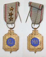 Médaille-BE-312-I_FNI-NVI_médaille De Reconnaissance_1ere Classe_WW2_3 étoiles_21-14-3 - Belgium