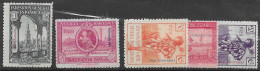 Fernando Poo 1929 43 Euros Mh * Incomplete Set With Some High Values - Fernando Po