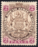 Rhodesia 1896 SG30 2d Brown And Mauve  Mounted Mint - Sonstige & Ohne Zuordnung