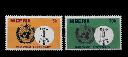 NIGERIA STAMP - 1973 The 100th Anniversary Of World Meteorological Organization - SET MNH (NP#02) - Nigeria (1961-...)