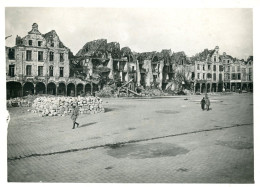 Arras Bombardé 1914,photo Vasse Rue Gambetta à Arras Format 13/18 - War, Military