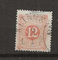 1874 USED Sweden Mi 5-A Perf 14 - Segnatasse