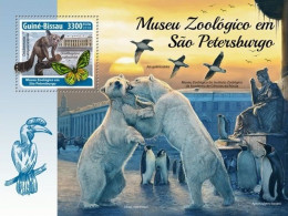 Guinea Bissau 2018, Animals, Saint Petersburg Zoo, Polar Bear, Penguin, BF - Aigles & Rapaces Diurnes