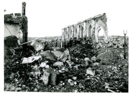 Photo Le Havre Bombardé 1944,photographe Gilbert Fernez,format 13/18 - Krieg, Militär