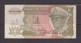 ZAIRE - 1993 1 New Likuta AUNC/XF Banknote As Scans - Zaire