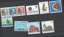 Luxembourg    .   Y&T     .    10 Timbres       .    **      .      Neuf Avec Gomme Et SANS Charnière - Unused Stamps