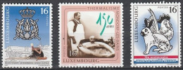 Luxembourg    .   Y&T     .    1370/1372       .    **      .      Neuf Avec Gomme Et SANS Charnière - Unused Stamps