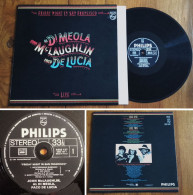 RARE French LP 33t RPM (12") AL DI MEOLA / JOHN McLAUGHLIN / PACO DI LUCIA (Live, 1981) - Jazz