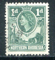 RHODESIE DU NORD- Y&T N°60- Oblitéré - Rhodesia Del Nord (...-1963)
