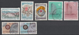 Luxembourg    .   Y&T     .    7 Timbres     .    O     .      Oblitéré - Oblitérés