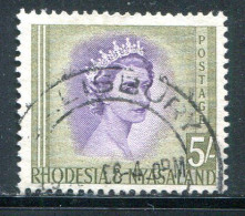 RHODESIE ET NYASALAND- Y&T N°13- Oblitéré - Rhodesia & Nyasaland (1954-1963)